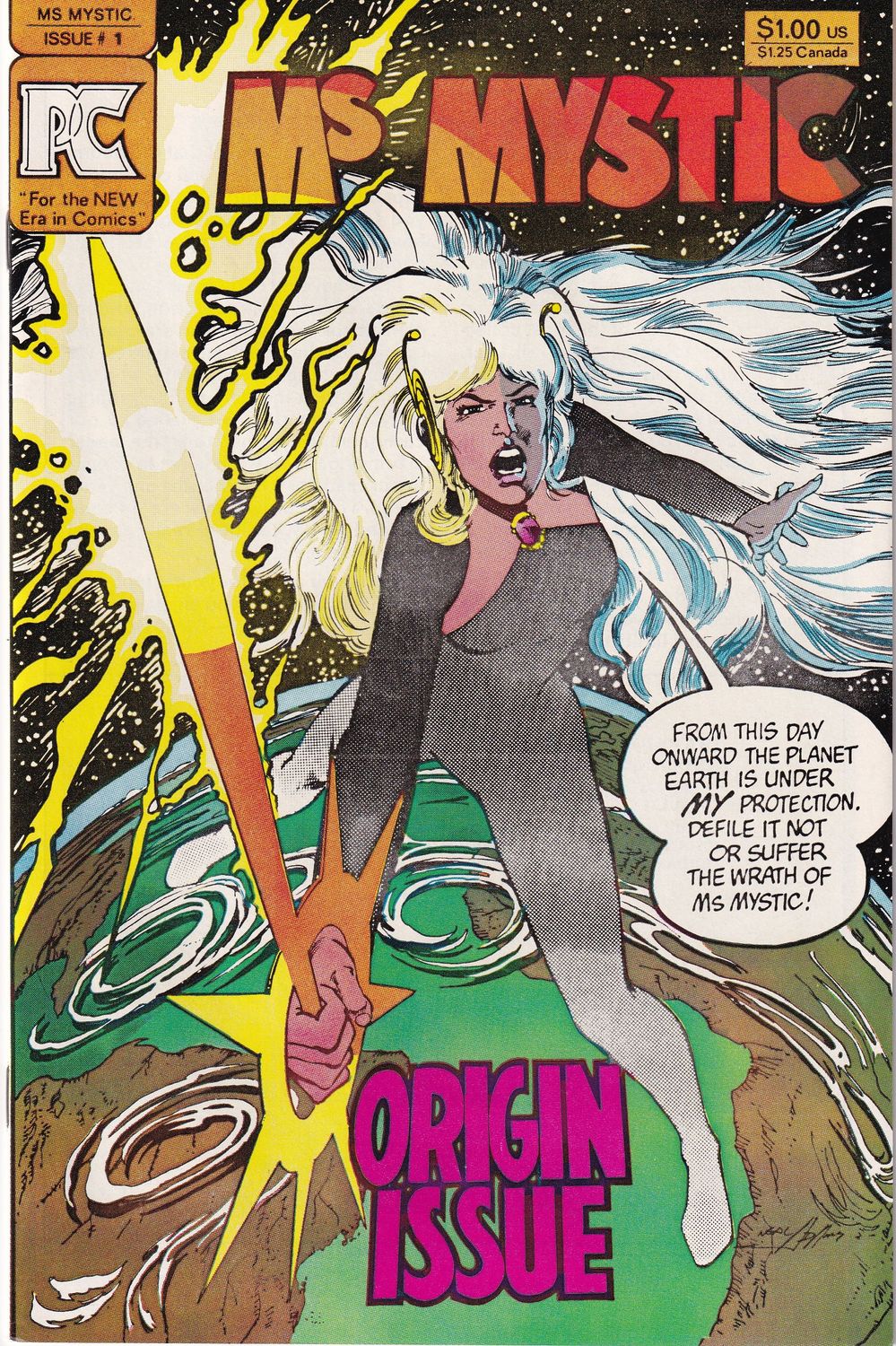 Ms. Mystic (1982 1st Series) #1, Pacific Comics, October 1982, Neal Adams