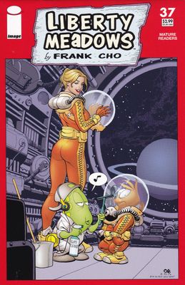 Liberty Meadows #37 (Image, May 2006) Frank Cho EC tribute cover after Wood