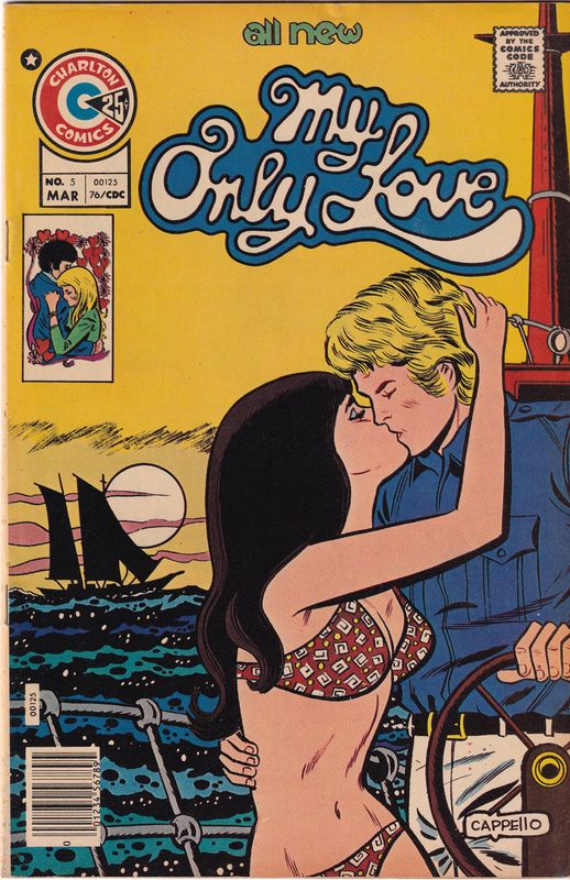 My Only Love #5 (Charlton Comics, March 1976) Art Cappello 25¢ cover BRONZE
