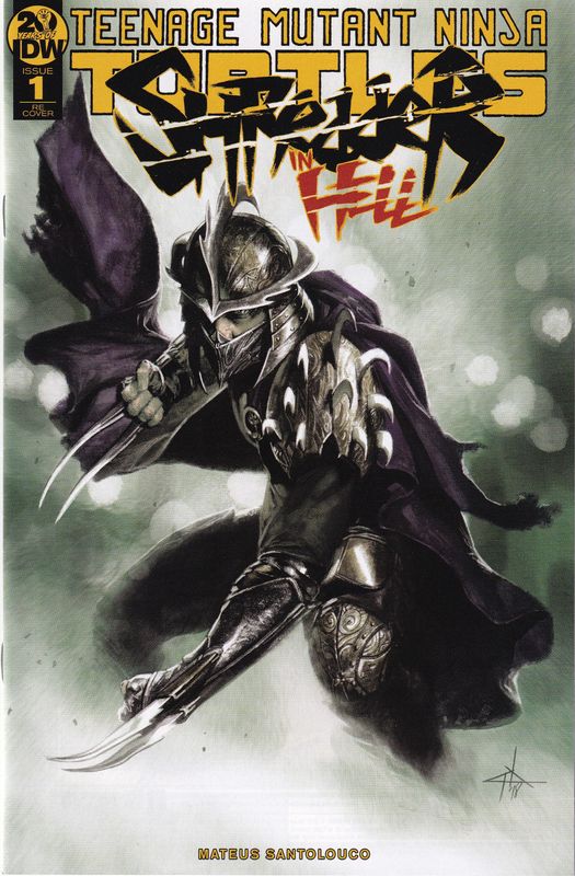 Teenage Mutant Ninja Turtles: Shredder in Hell #1, Dell’Otto ltd ghost variant