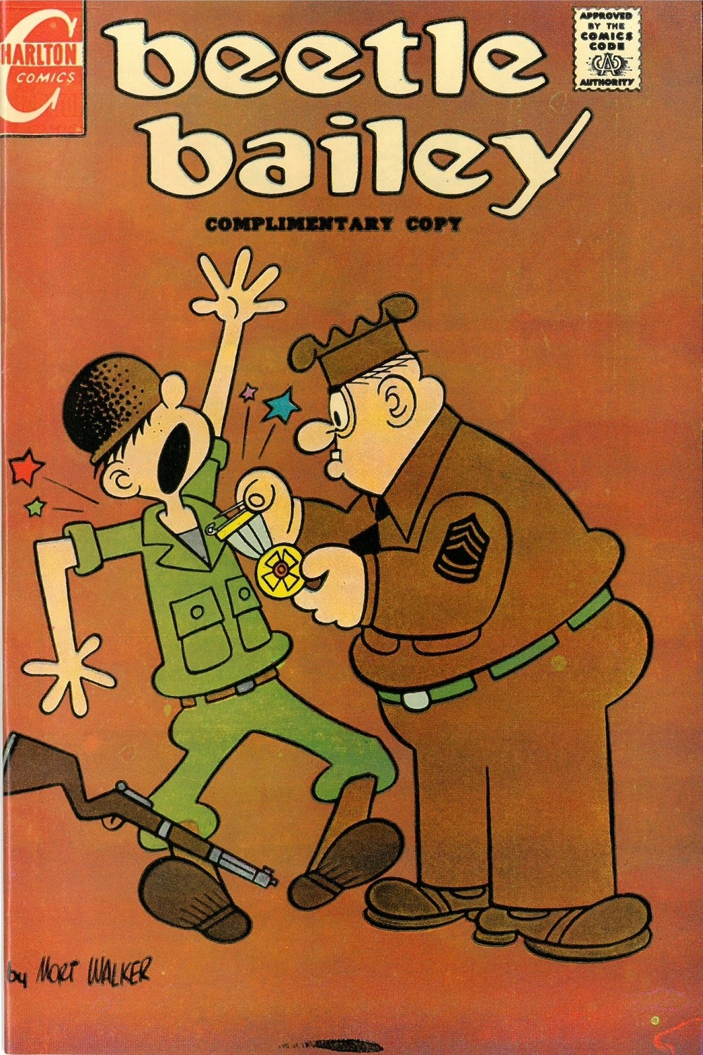 Beetle Bailey #1 &amp; 73(2) - Charlton Comics, January 1970 - Cerebral Palsy giveaway