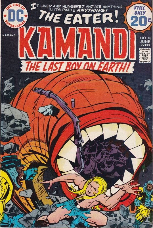 Kamandi, the Last Boy on Earth #18, DC June 1974, Jack Kirby cover &amp; interior