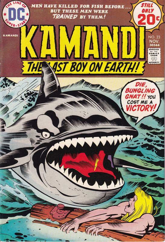 Kamandi, the Last Boy on Earth #23, DC Nov. 1974, Jack Kirby cover &amp; interior