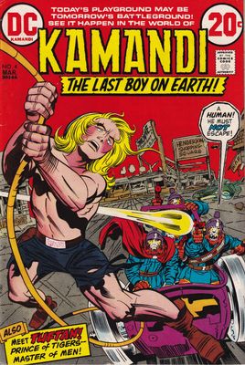 Kamandi, the Last Boy on Earth #4, DC March 1973, Jack Kirby cover &amp; interior