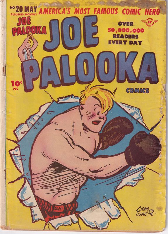Joe Palooka Comics #20 (Harvey Comics, 1948) Black Cat, Bob Powell's Flyin' Fool