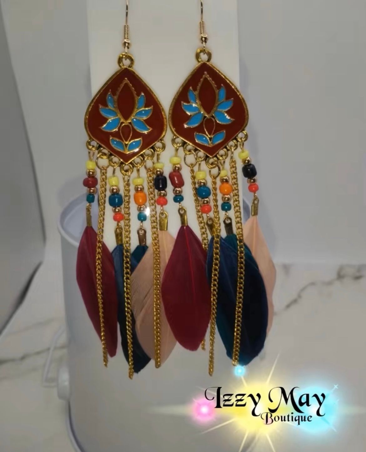 Bohemian Style Feathered Dreamer Earrings
