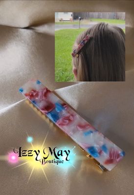 Geometric Alligator Clamp Hair Clips