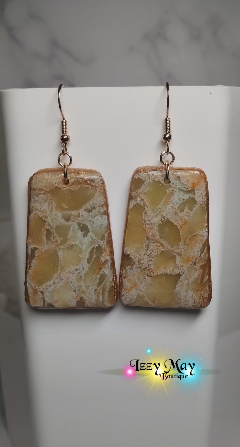 Copper and Grey Clay Agate