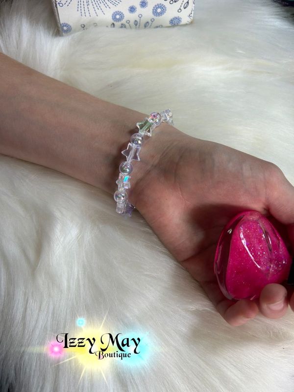 Crystal Clear Iridescent Starburst