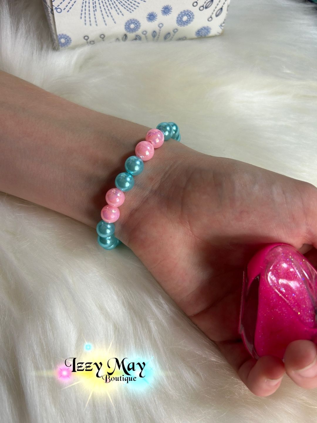 Pink and Blue Pearlescent