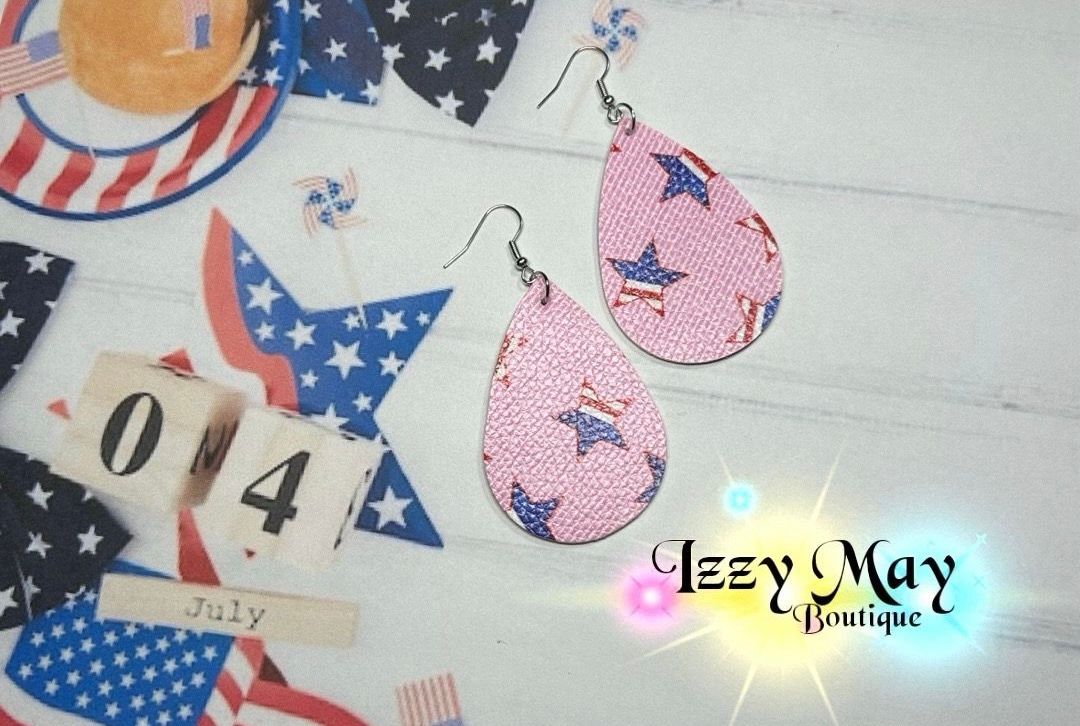Retro Star-Spangled Earrings