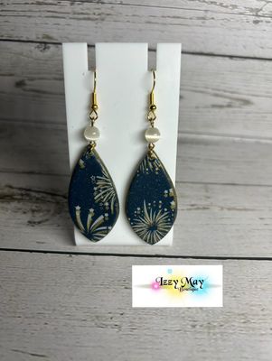 Fancy Teardrop Fireworks Earrings