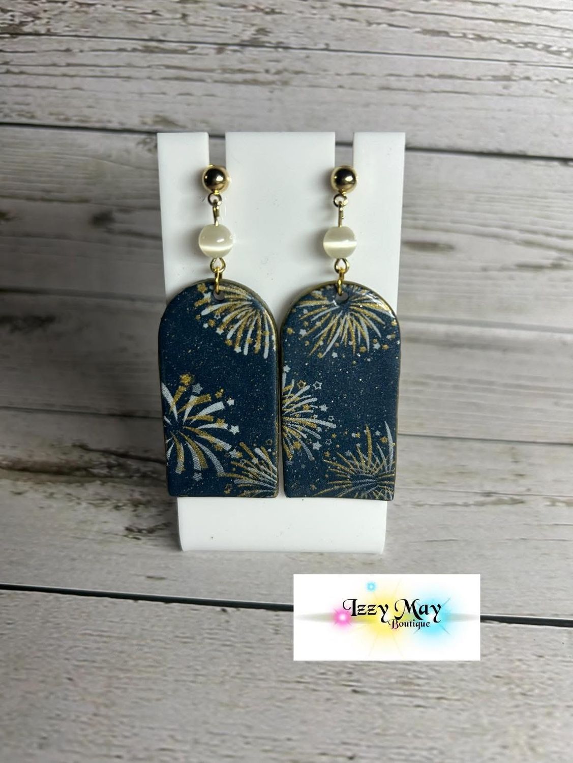 Arched Fireworks Earrings