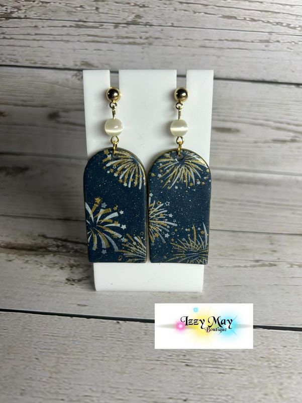Arched Fireworks Earrings