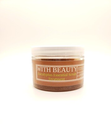 With Beauty Detox Eucalyptus Body Scrub 12oz.