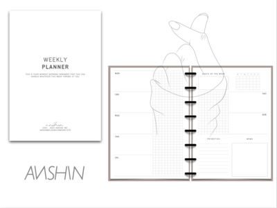 Weekly planner bundle (1 kwartaal)