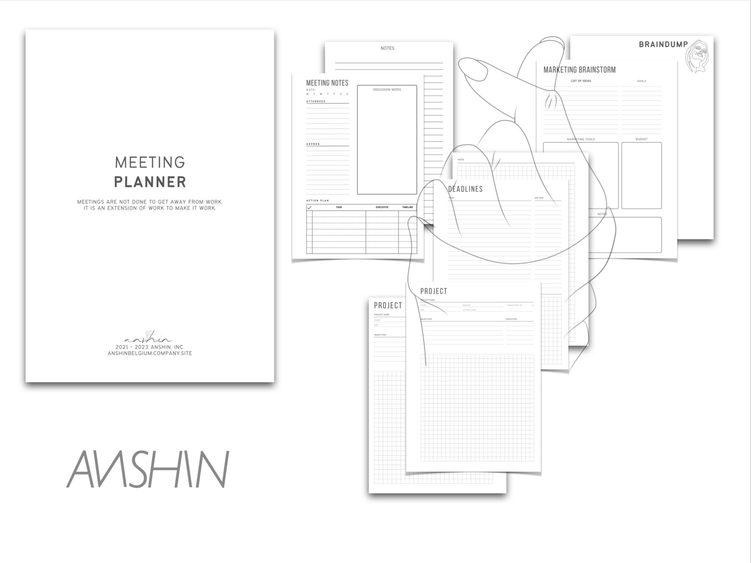 Meeting planner bundle