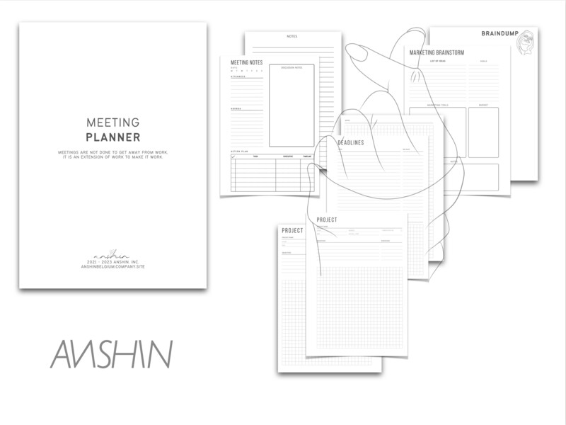 Meeting planner bundle