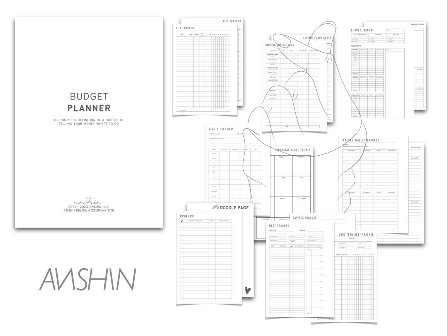 Bussiness Budget planner bundle (1 jaar)