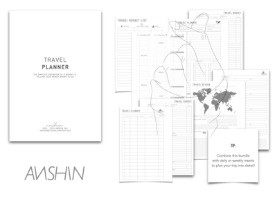 Travel planner bundle