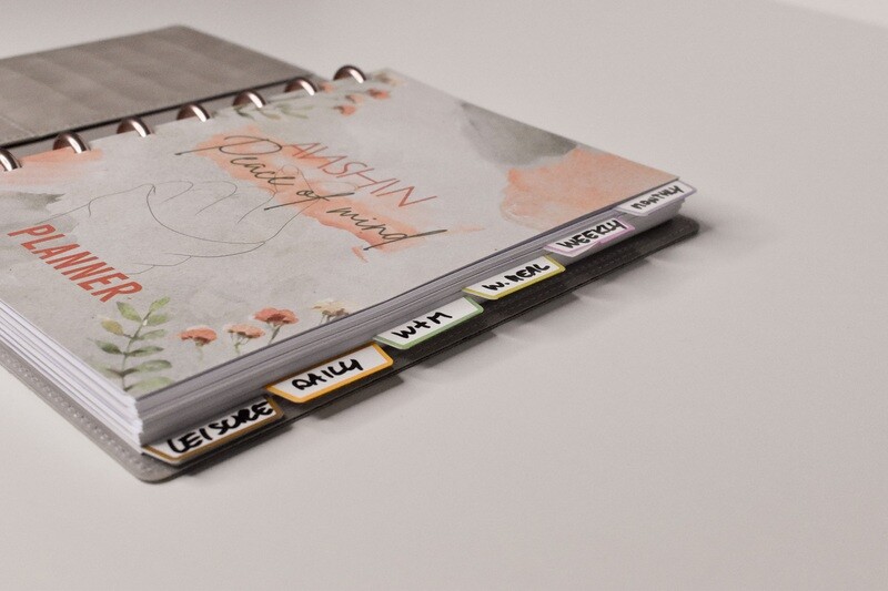 Dividers A5 - disc punched (set van 12)