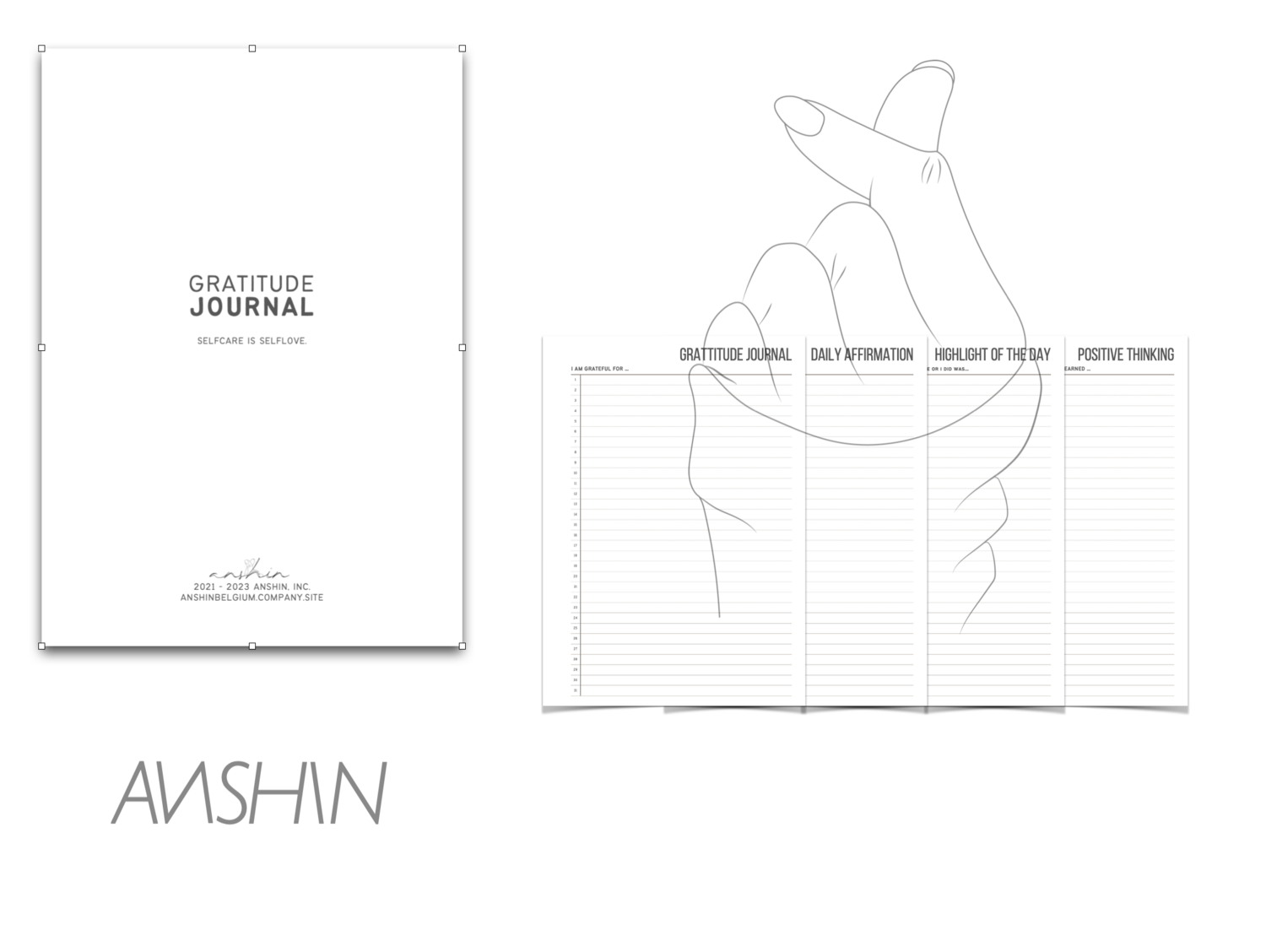 Grattitude journal bundle
