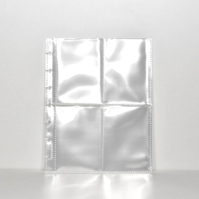 Sticker pockets - disc punched (set van 5)