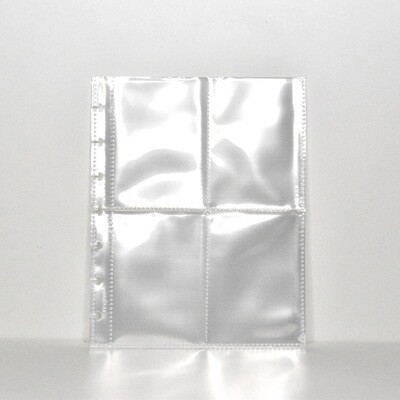 Sticker pockets - disc punched (set van 5)