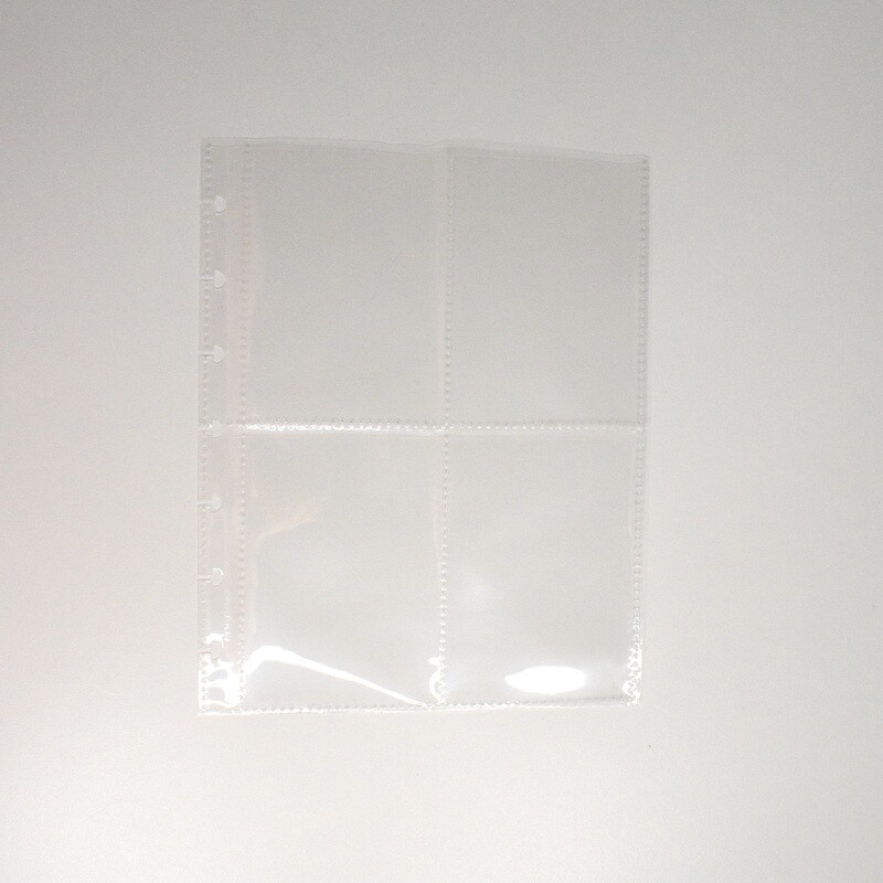 Sticker pockets - disc punched (set van 5)