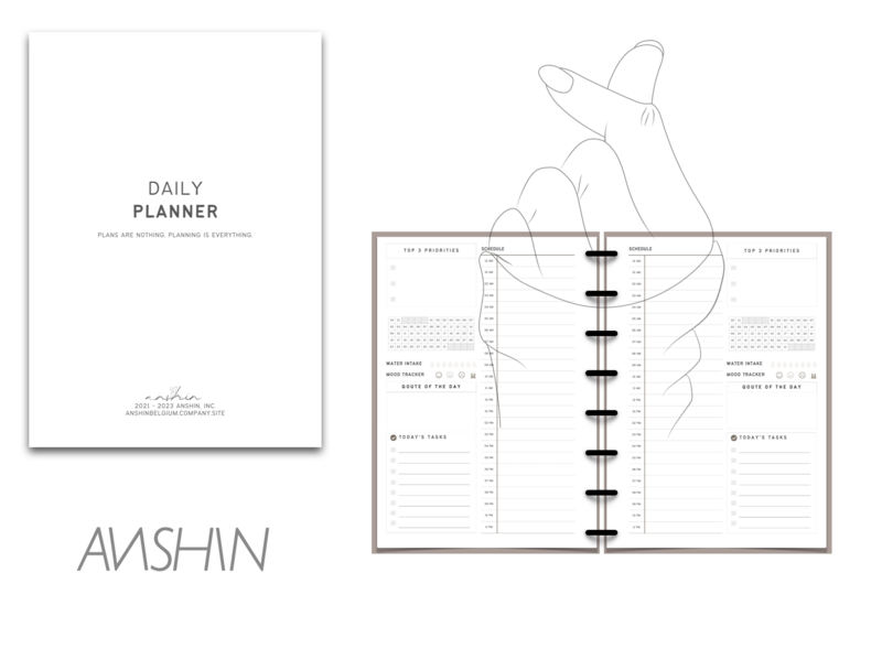 Daily planner bundle  (31 dagen)
