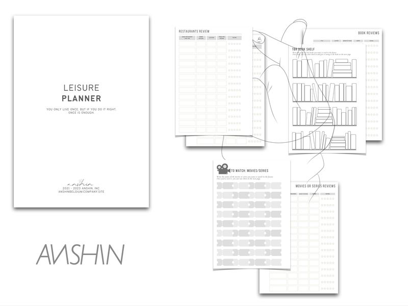 Leisure planner bundle