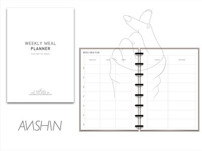 Weekly meal planner bundle (1 kwartaal)