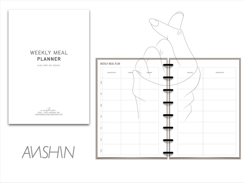 Weekly meal planner bundle (1 kwartaal)