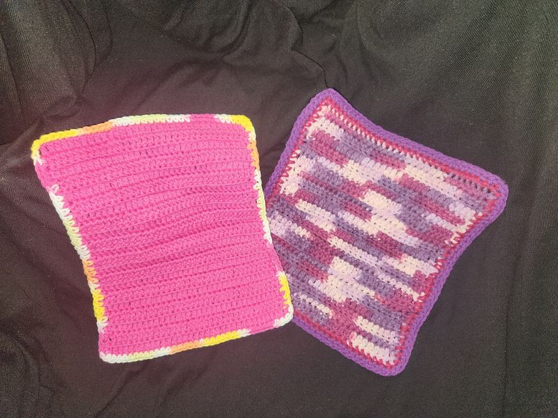 Hand Crocheted Dish Towels/ Wash Clothes