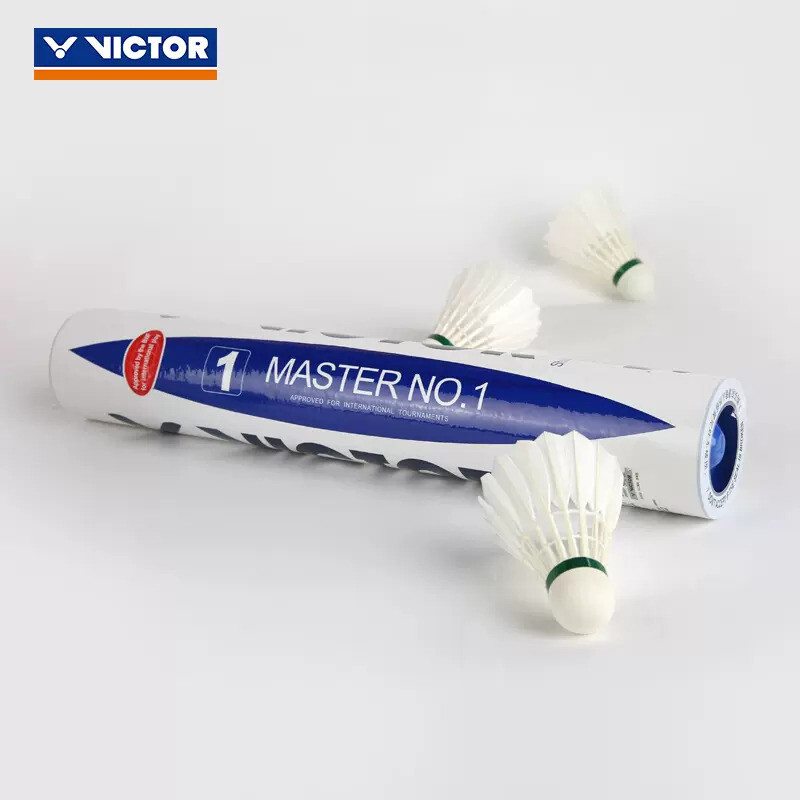 Victor Master No.1 Badminton Shuttlecock 1-dozen