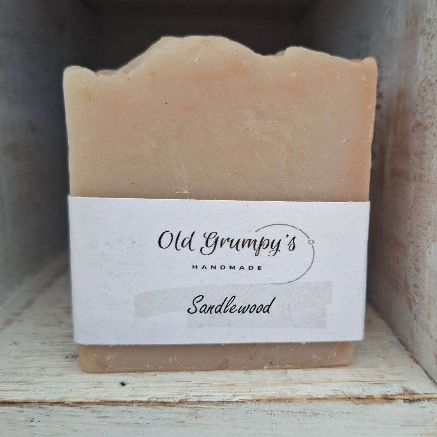 Handmade sandalwood natural soap