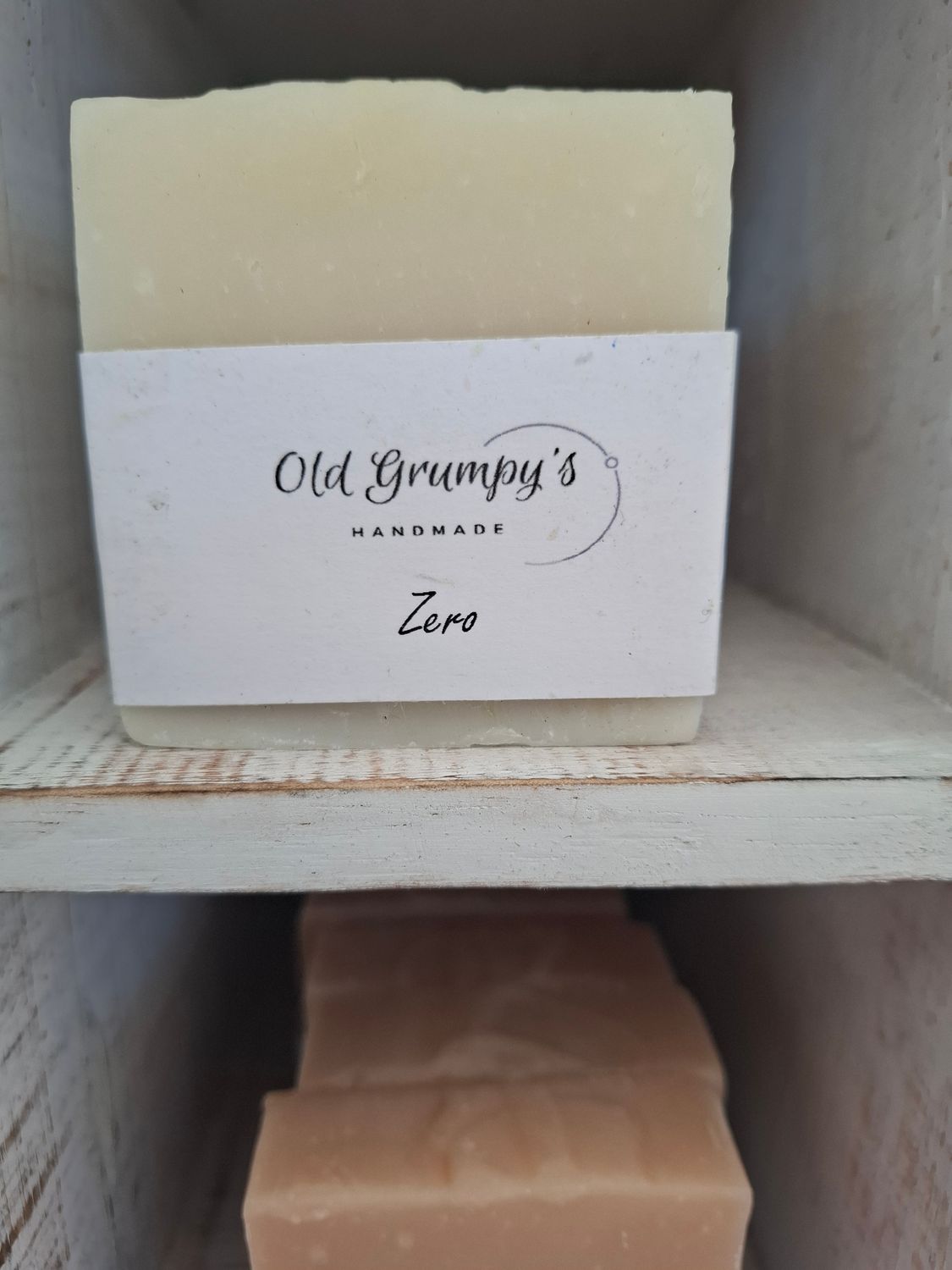 Handmade natural unscented soap bar