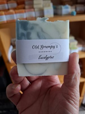 Handmade eucalyptus soap