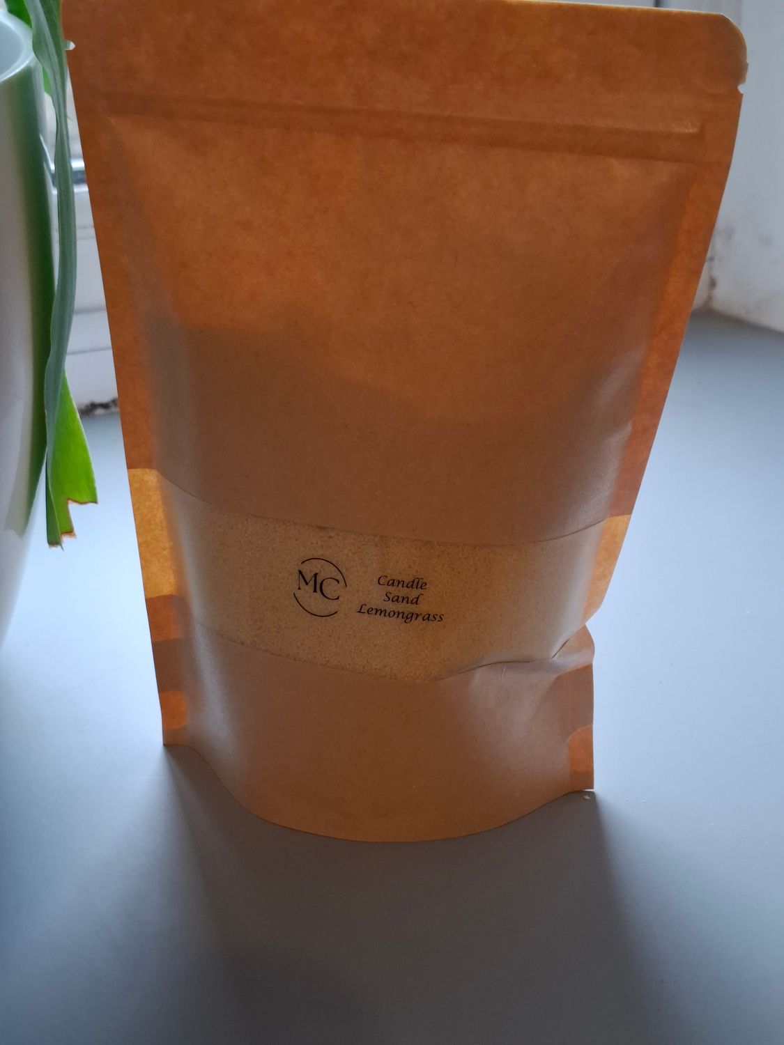 Candle Sand Lemongrass Scented