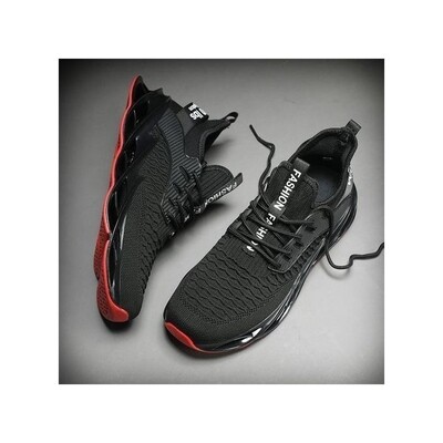 Fashion 2022 Mens Sci-Fi Warrior Shoes Running Sneakers - Black