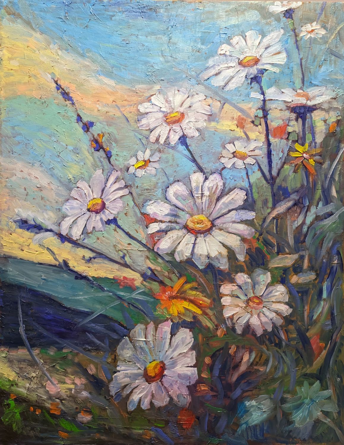 flowers 70x90cm