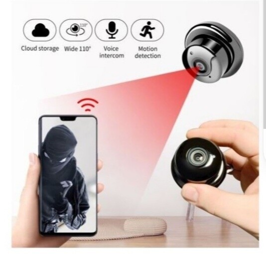1080P Wireless Mini WiFi Camera Home Security Camera IP CCTV Surveillance IR Night Vision Motion

