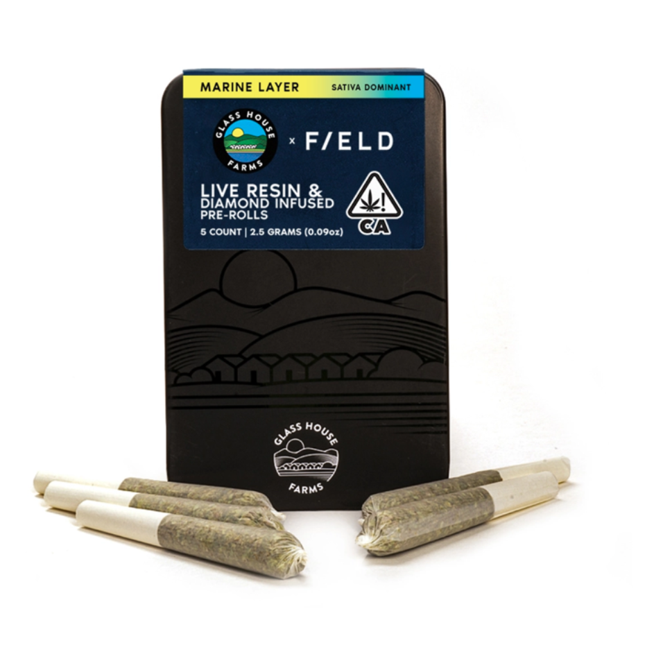 FIELD x Glasshouse Farms Infused Preroll 2.5G | 5 Pack