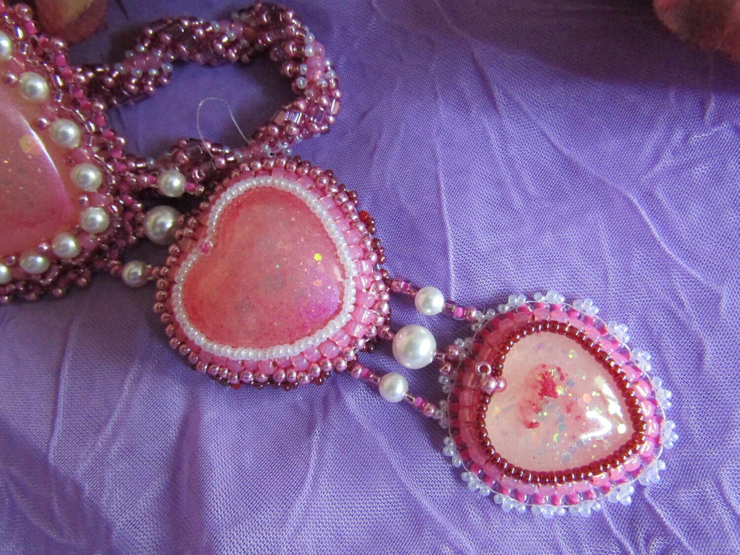 3 Pink Hearts