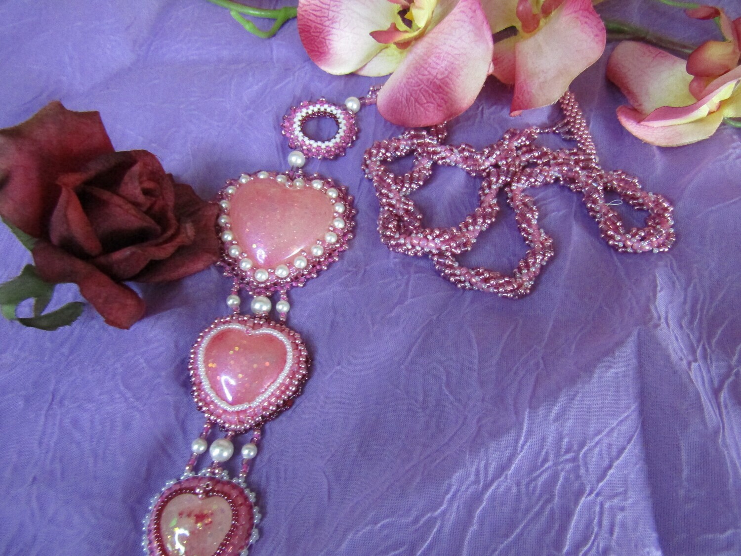 3 Pink Hearts