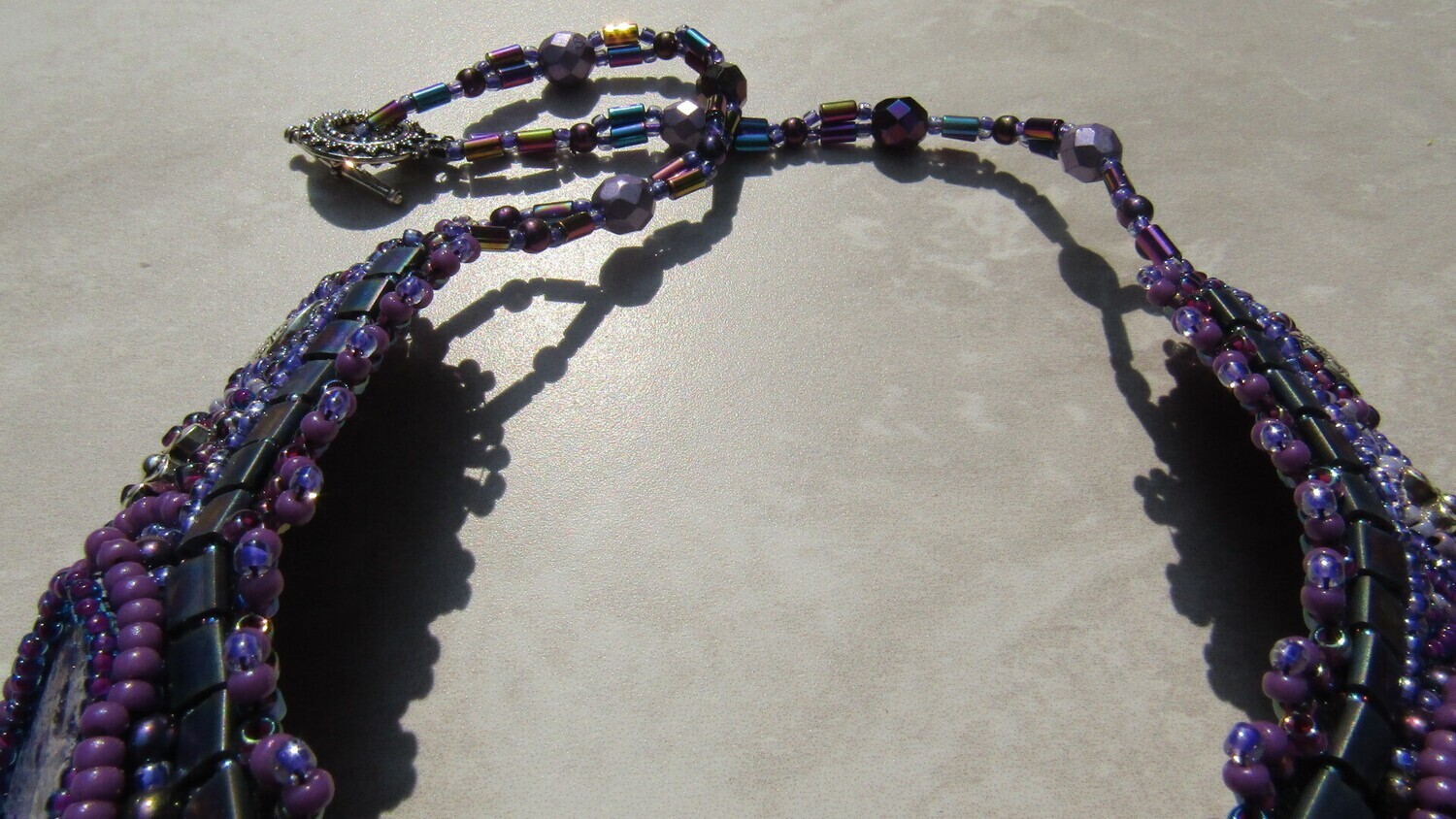 Purple Madness Bead Embroidery