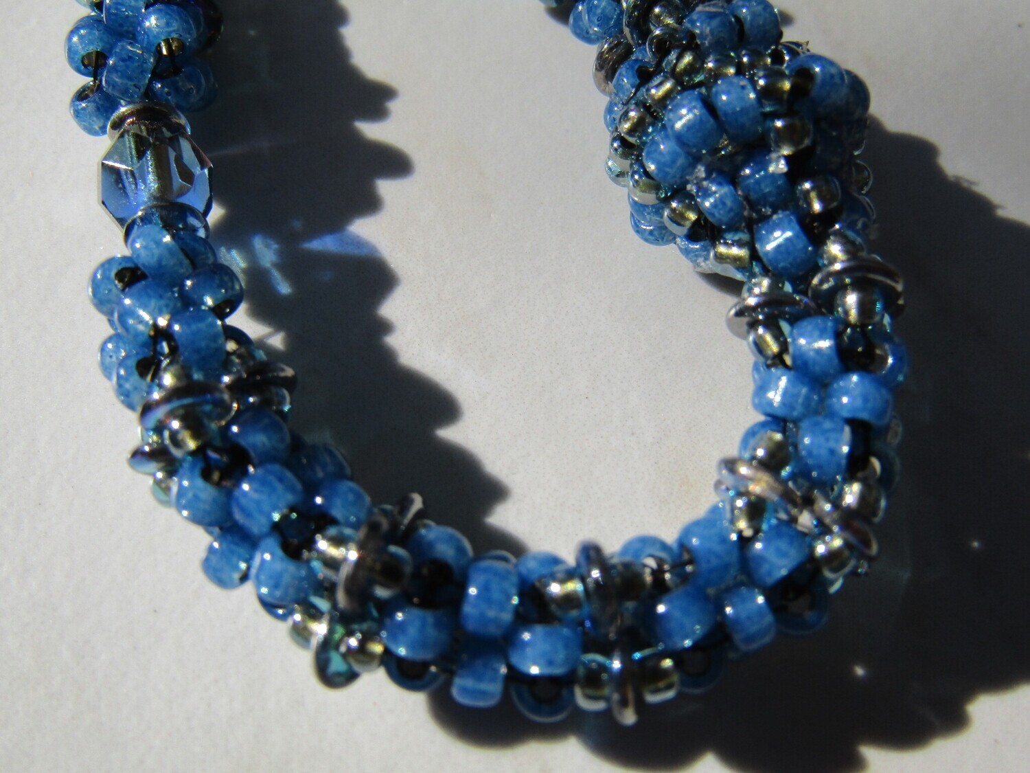 ​Deep Blue right angle weave