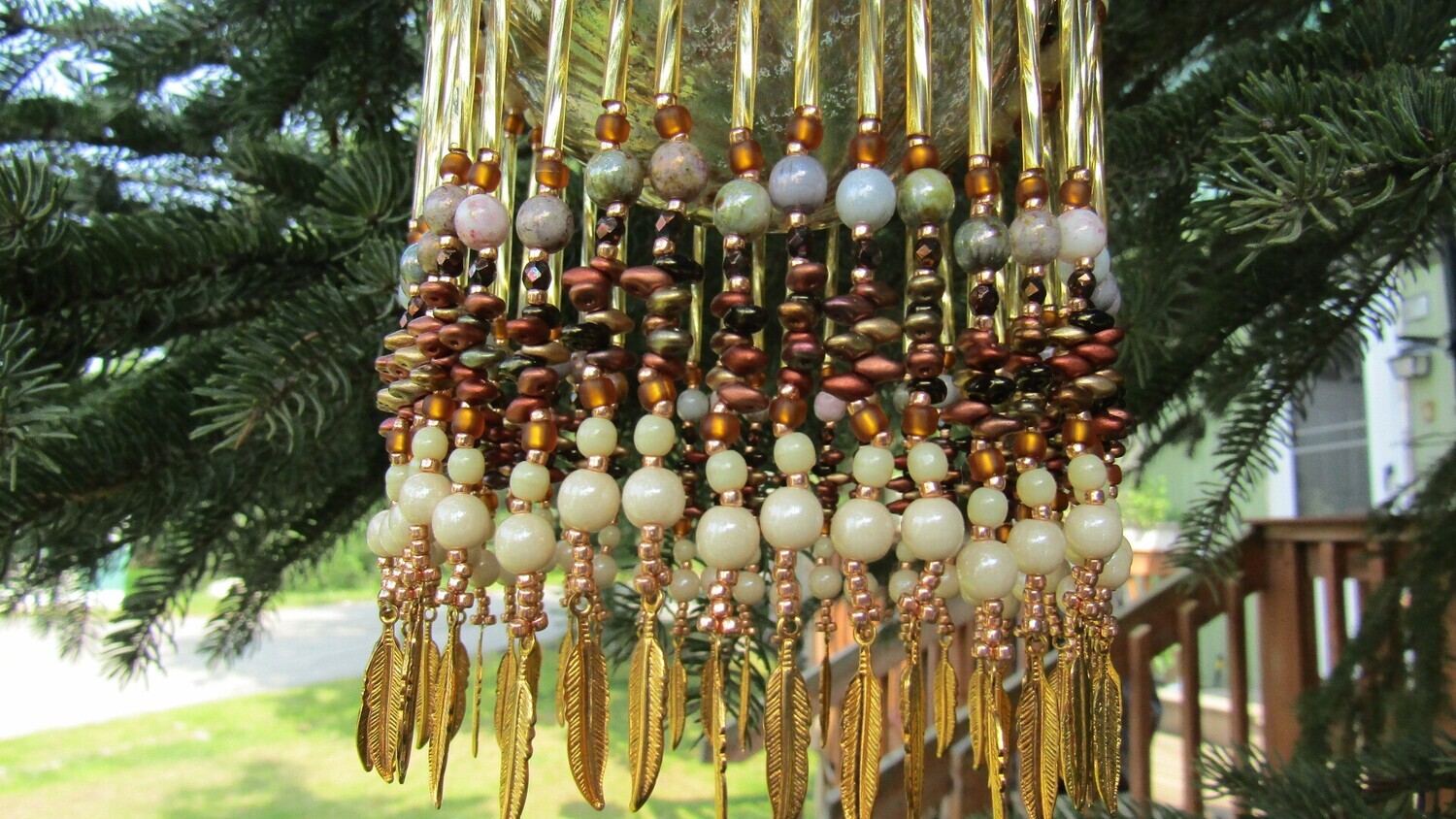 Copper and Bronze Christmas Ornament Cover