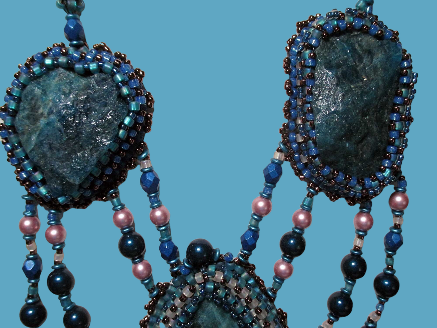 Apatite Tear Drop Necklace