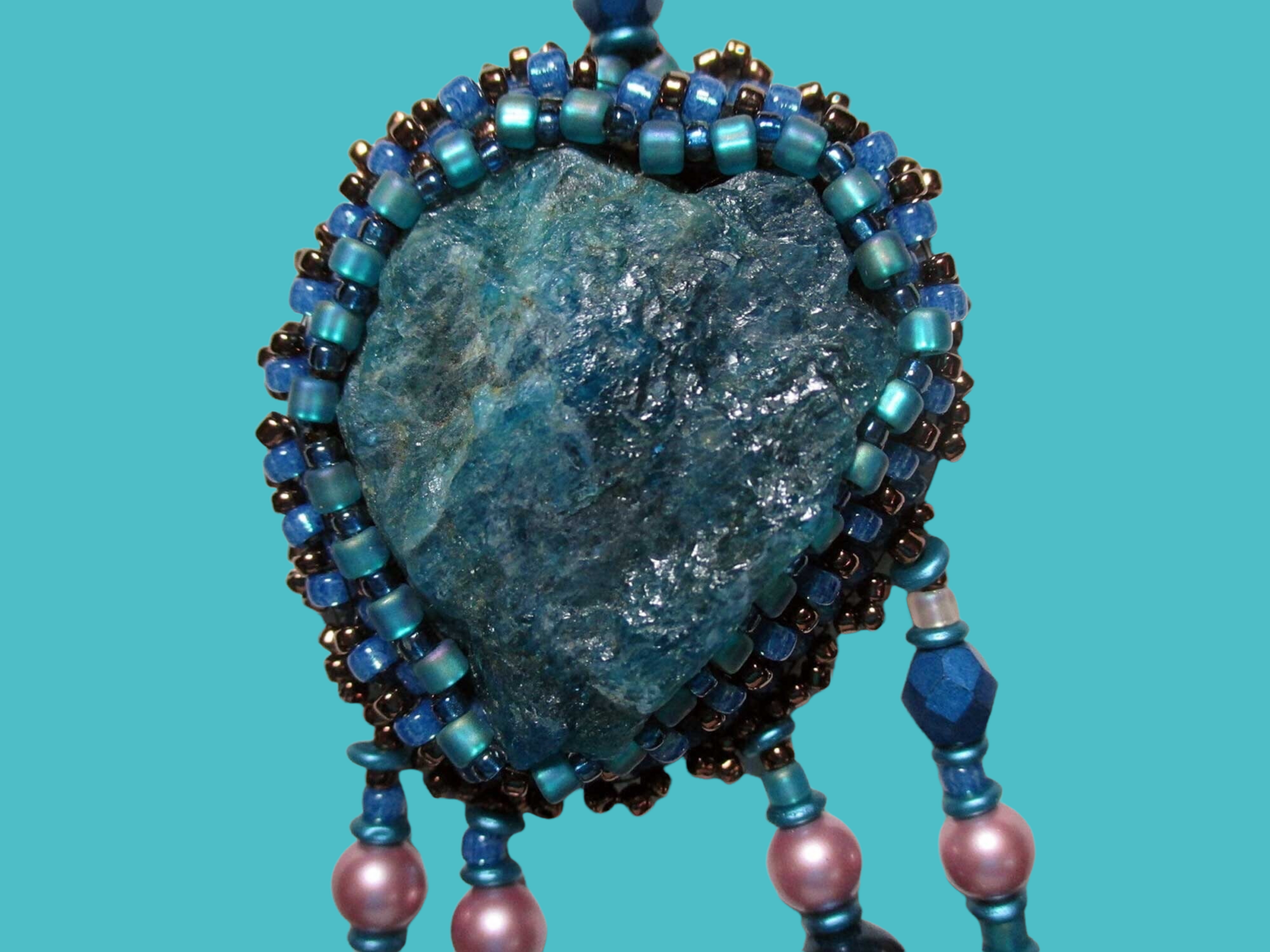 Apatite Tear Drop Necklace